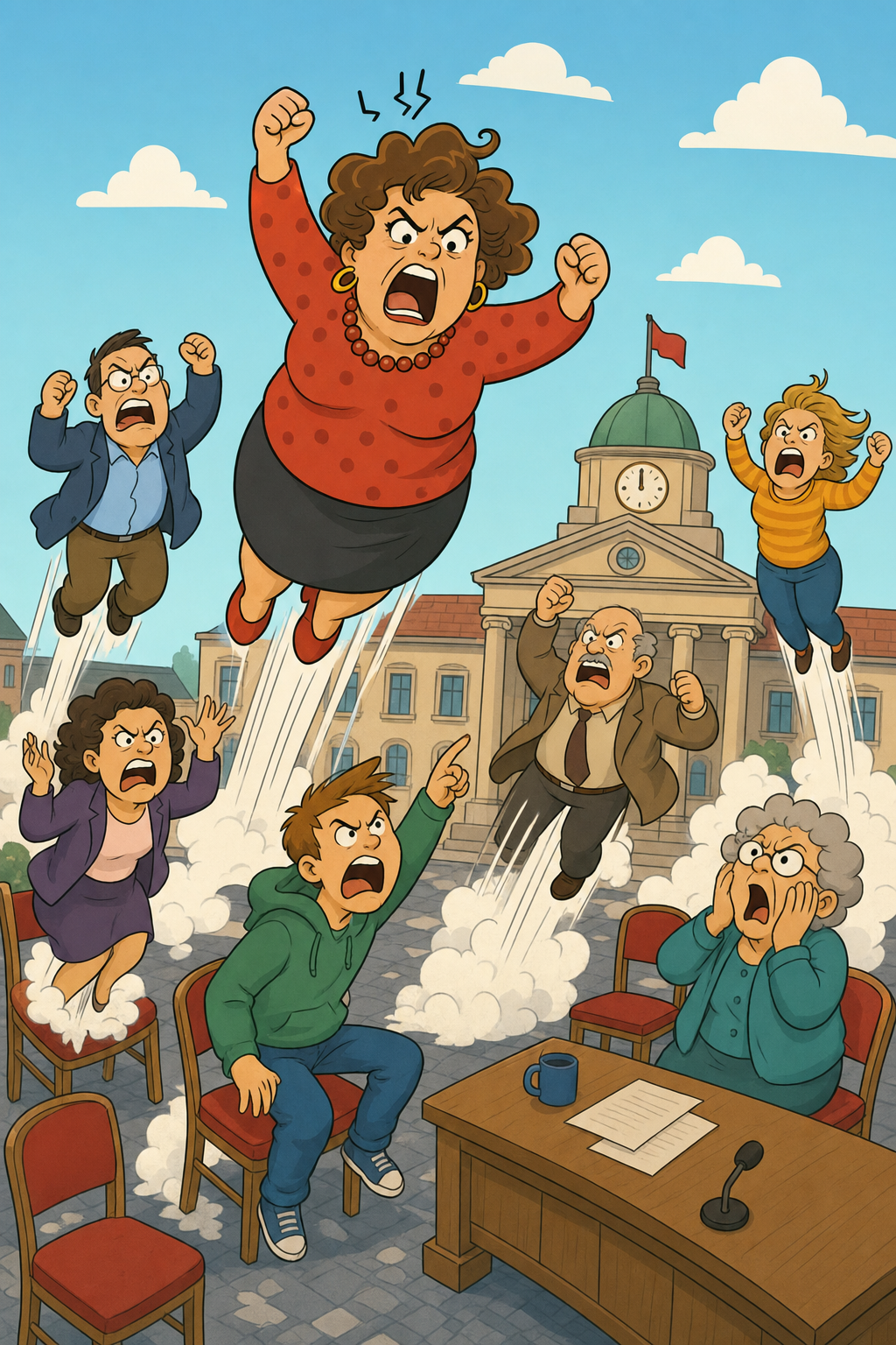 Illustration zu Empörung