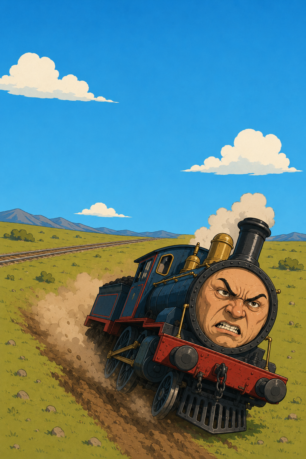 Illustration zu entgleisen