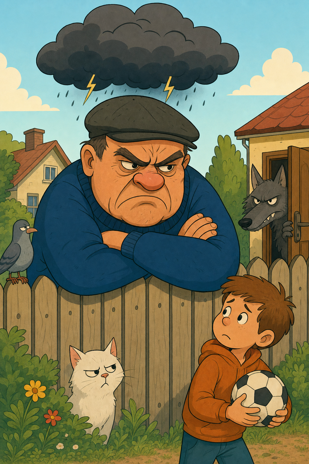 Illustration zu grimmig
