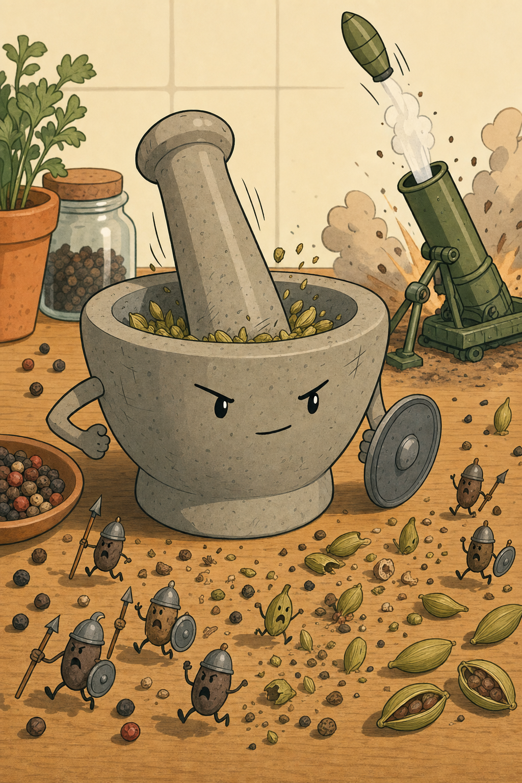 Illustration zu Mörser