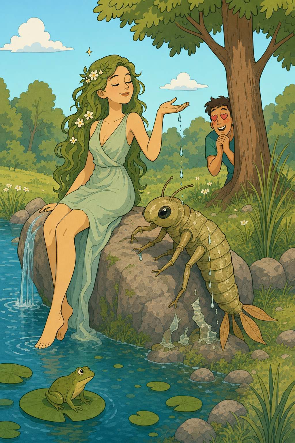 Illustration zu Nymphe
