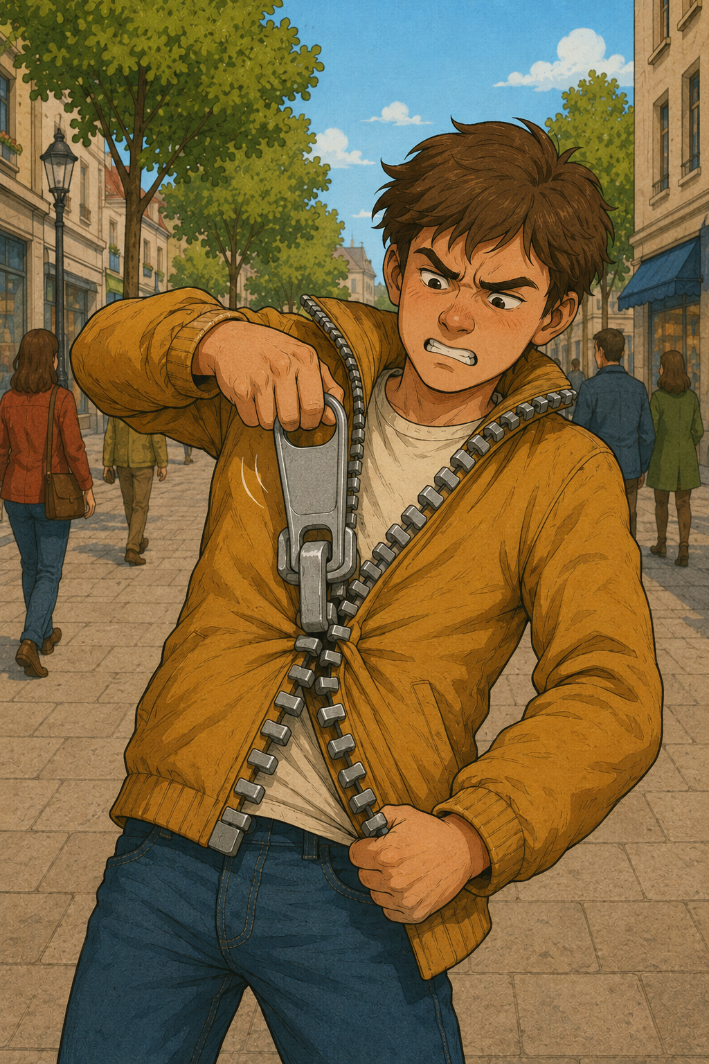 Illustration zu Reißverschluss