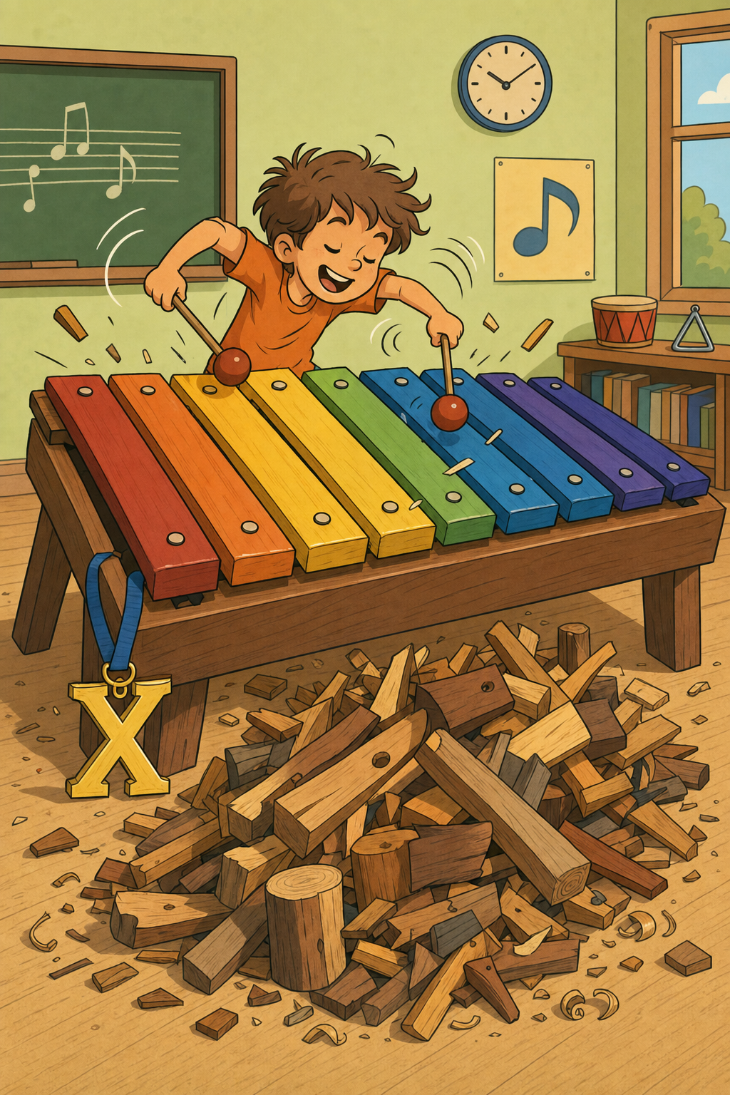 Illustration zu Xylophon
